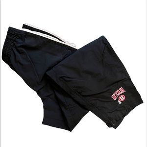 UTAH UTES GEAR FOR SPORTS Track Pants Joggers Embroidered Black Gray Red Sz XS